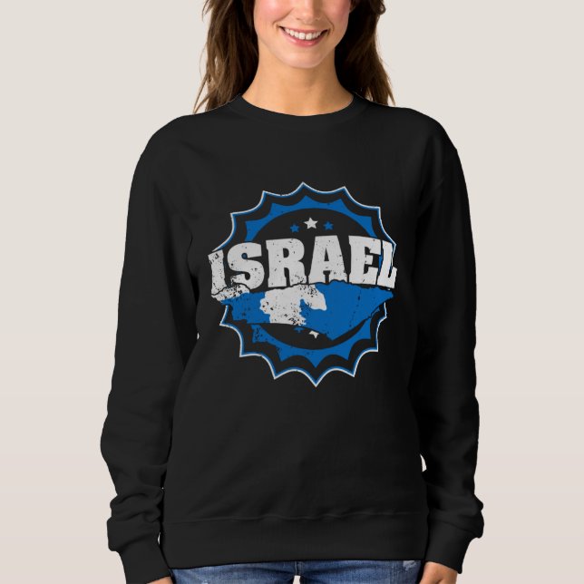 Israel Israeli Jerusalem Jews IDF  5 Sweatshirt (Front)