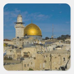 Israel, Jerusalem, Dome of the Rock Square Sticker