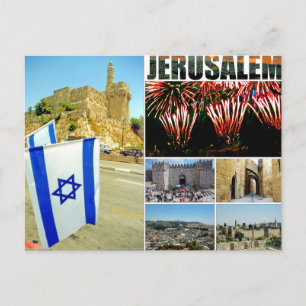 Israel Jerusalem Postcard