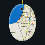 Israel map.JPG Ceramic Tree Decoration<br><div class="desc">Special design of Israel Map
Designed by @efratul designs
www.efratul.com</div>