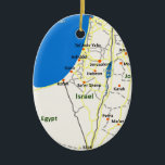 Israel map.JPG Ceramic Tree Decoration<br><div class="desc">Special design of Israel Map
Designed by @efratul designs
www.efratul.com</div>