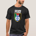 Israel Palestine No War PEACE T-Shirt<br><div class="desc">PEACE - PEACE - PEACE</div>