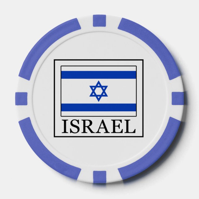 Israel Poker Chips (Front)