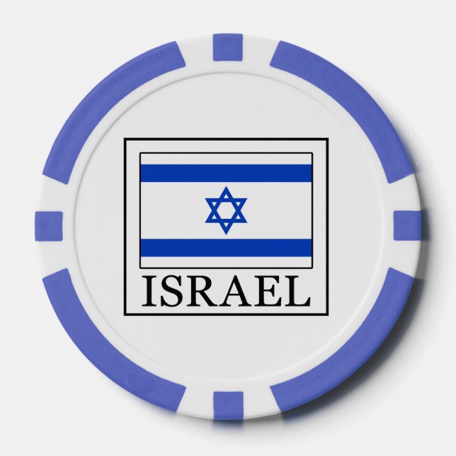 Israel Poker Chips (Front)