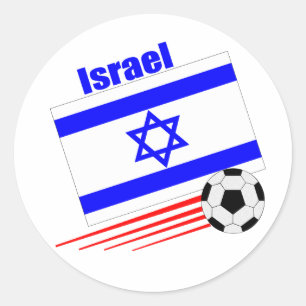 Israel Soccer Team Classic Round Sticker