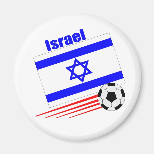 Israel Soccer Team Magnet (Front)