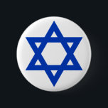 Israel - Star of David 6 Cm Round Badge<br><div class="desc">"Israel - Star of David"</div>