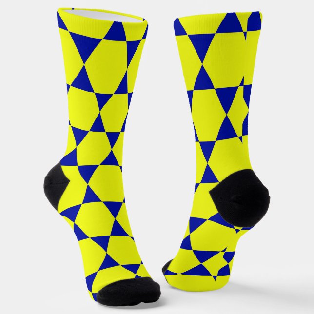 israel star of david socks (Angled)