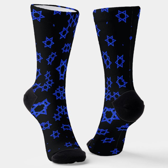 israel star of david socks (Angled)