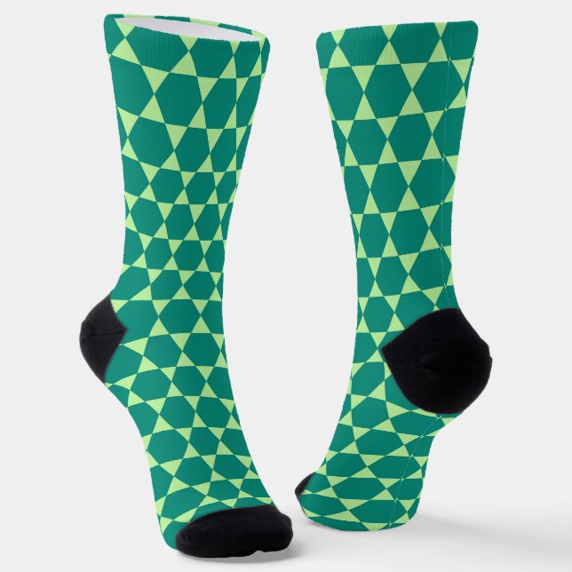 israel star of david socks (Angled)
