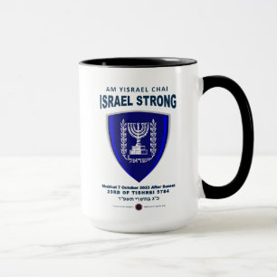 Israel Strong – Am Yisrael Chai Mug