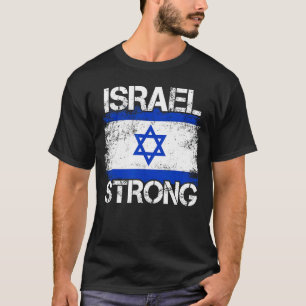 Israel Strong Flag Support I Stand With Israel T-Shirt