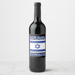 Israel Strong Wine Label