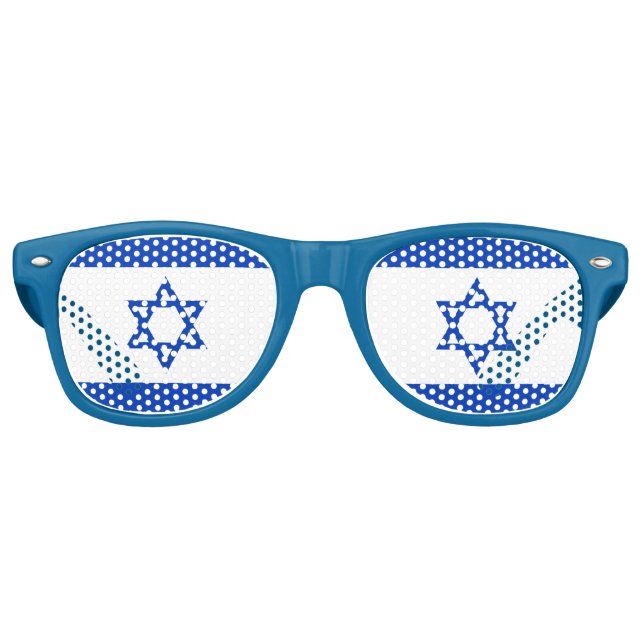 Israel Sunglasses & Party Shades / Israeli flag (Front)