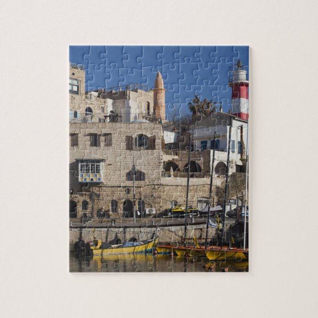 Israel, Tel Aviv, Jaffa, Jaffa Old Port Jigsaw Puzzle (Vertical)