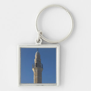 Israel, Tel Aviv, Jaffa, mosque minaret Key Ring