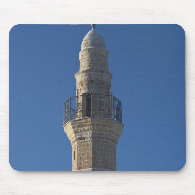 Israel, Tel Aviv, Jaffa, mosque minaret Mouse Pad (Front)