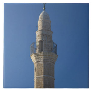 Israel, Tel Aviv, Jaffa, mosque minaret Tile