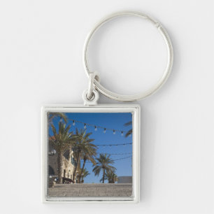 Israel, Tel Aviv, Jaffa, stairs, Old Jaffa Key Ring