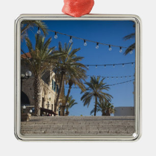 Israel, Tel Aviv, Jaffa, stairs, Old Jaffa Metal Tree Decoration