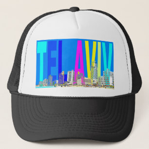 israel tel aviv trucker hat