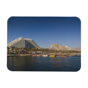 Israel, The Negev, Eilat, Red Sea beachfront Magnet