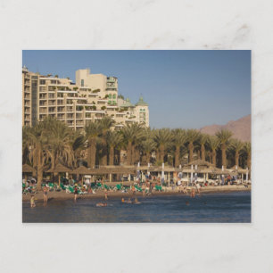 Israel, The Negev, Eilat, Red Sea beachfront Postcard