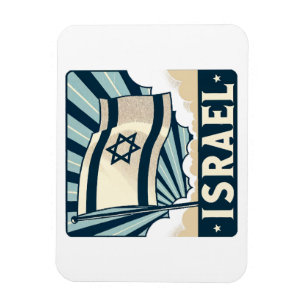 Israel  Vintage Travel Poster Magnet