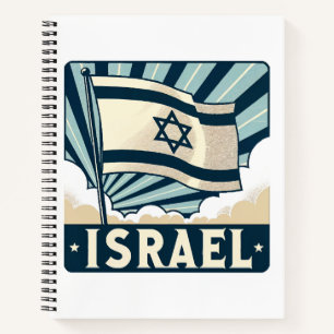 Israel Vintage Travel Poster Notebook