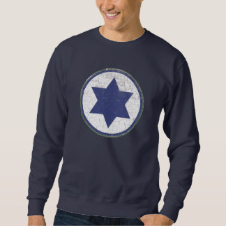 ISRAELI AIR FORCE (IAF) AIRCRAFT ROUNDEL RUSTIC SWEATSHIRT