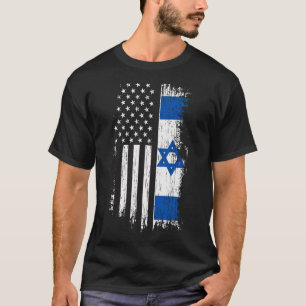 Israeli American Flag - Pride Israel Usa Shirt