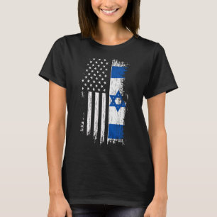Israeli American Flag - Pride Israel Usa Shirt