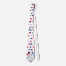Israeli Flag/American Flag tie
