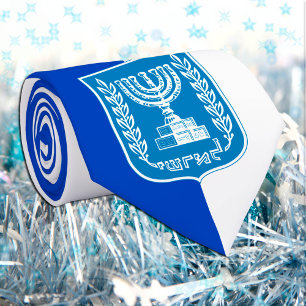 Israeli Flag, Emblem & Israel business / fashion N Tie
