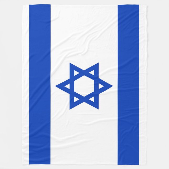ISRAELI FLAG FLEECE BLANKET (Front)