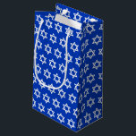 Israeli Flag Gifts Bag, Patriotic Israel Small Gift Bag<br><div class="desc">Gift Bag: Elegant Israeli Flag styled with white star & Israel - love my country,  weddings,  hanukkah,  birthday gifts for national patriots / sports fans</div>