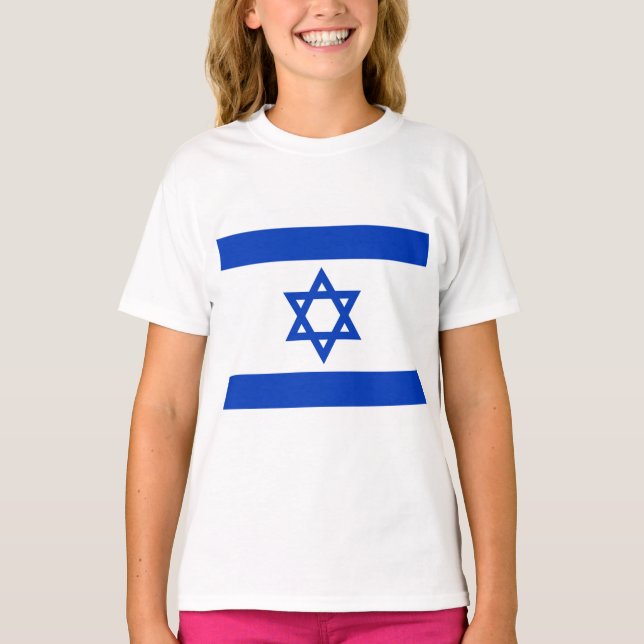 Israeli Flag (Israel) T-Shirt (Front)