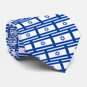 Israeli Flag Jewish State Tie