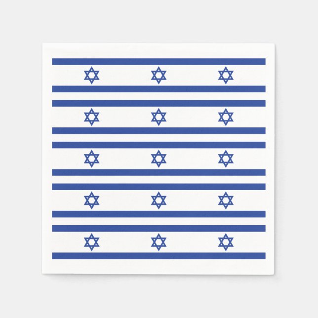 israeli Flag Napkin (Front)