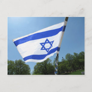 Israeli Flag Postcard