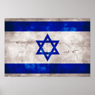 Israeli Flag Poster