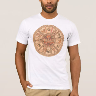 Israeli Hebrew Zodiac Wheel T-Shirt