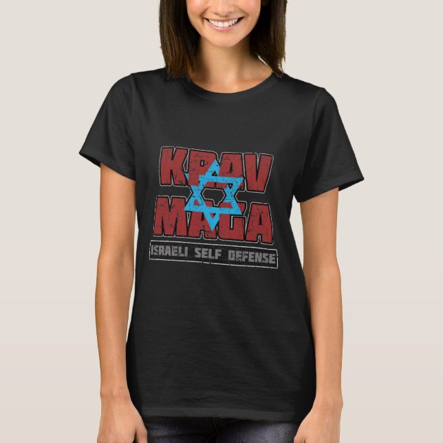 Israeli Krav Maga Magen David T-Shirt (Front)