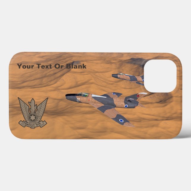 Israeli Super Mystères Over The Desert Case-Mate iPhone Case (Back (Horizontal))