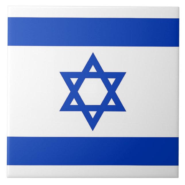 Israelian Flag Tile (Front)