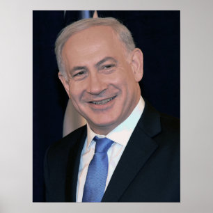 Israel's Prime Minister Netanyahu Poster