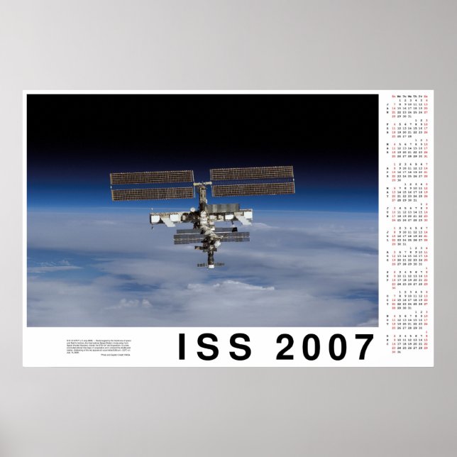 ISS 2007 Calendar Poster (Front)