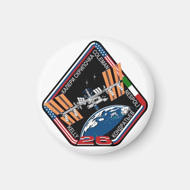 ISS Crews:  Expedition 26 Magnet (Front)