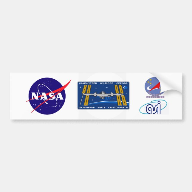 ISS Crews:  Expedition 42 Bumper Sticker (Front)