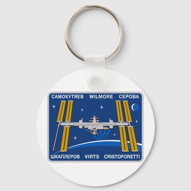 ISS Crews:  Expedition 42 Key Ring (Front)